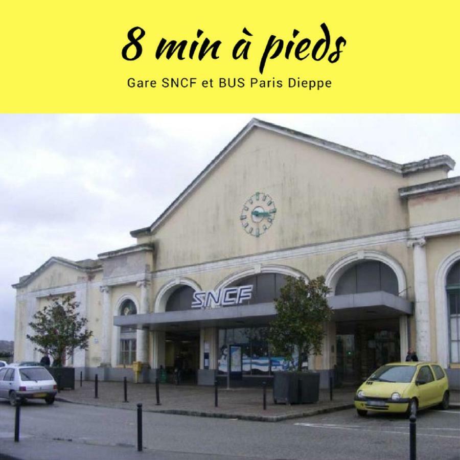 L'Etablissement La Plage A 2 Pas, Vous Propose 4 Appartements Neufs, Netflix, Lits Faits A Votre Arrivee, Serviettes De Toilette, Menage, Wifi, En Hyper Centre ,Plage A 100M, Box A Velos, Paiement 3 Fois Sans Frais, Prix Tout Compris Dieppe Exterior foto